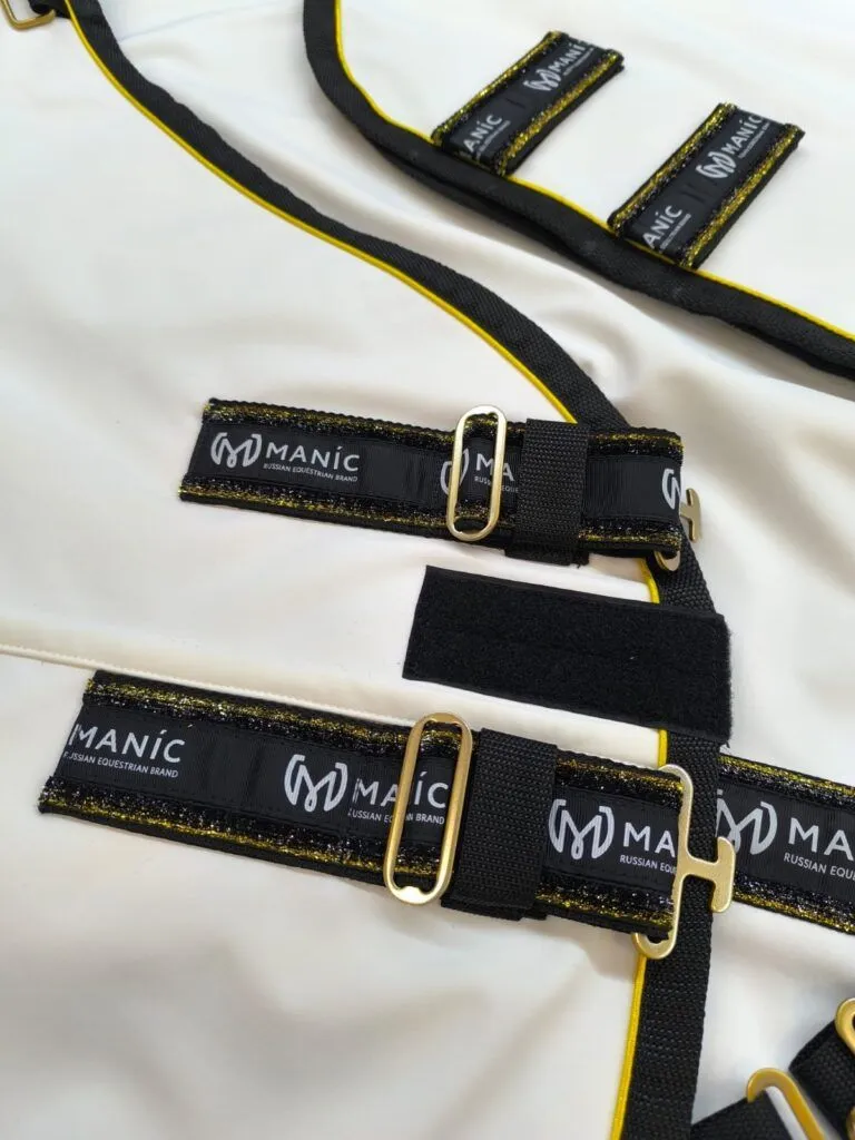 Попона SoftShell CHANEL прогулочная с капором, Белая, размер 125