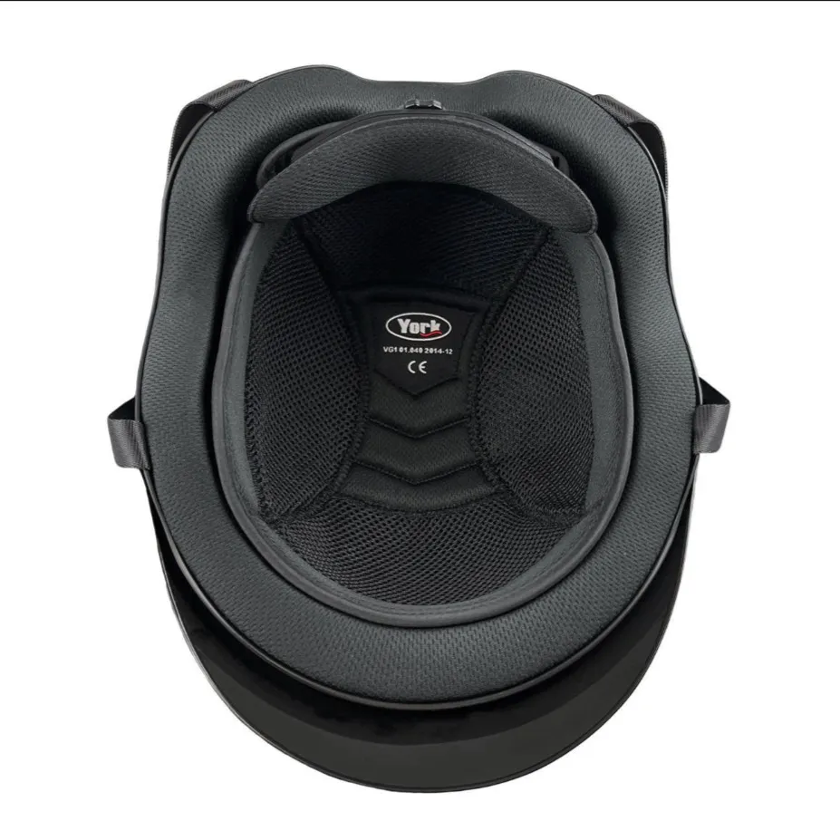 Шлем York Saphire Shiny Gun черный S 53-55 см