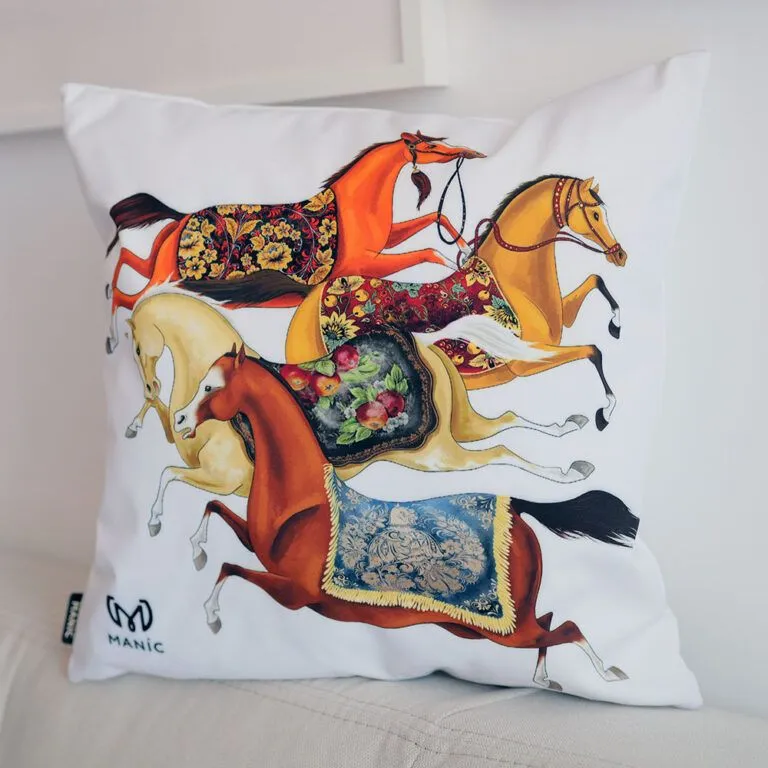 Подушка декоративная Белая, MANIC