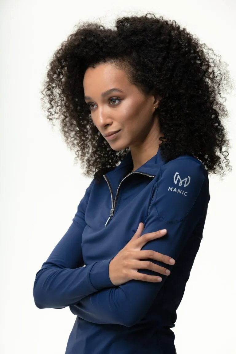 Водолазка спортивная MANIC, Синяя, размер 40