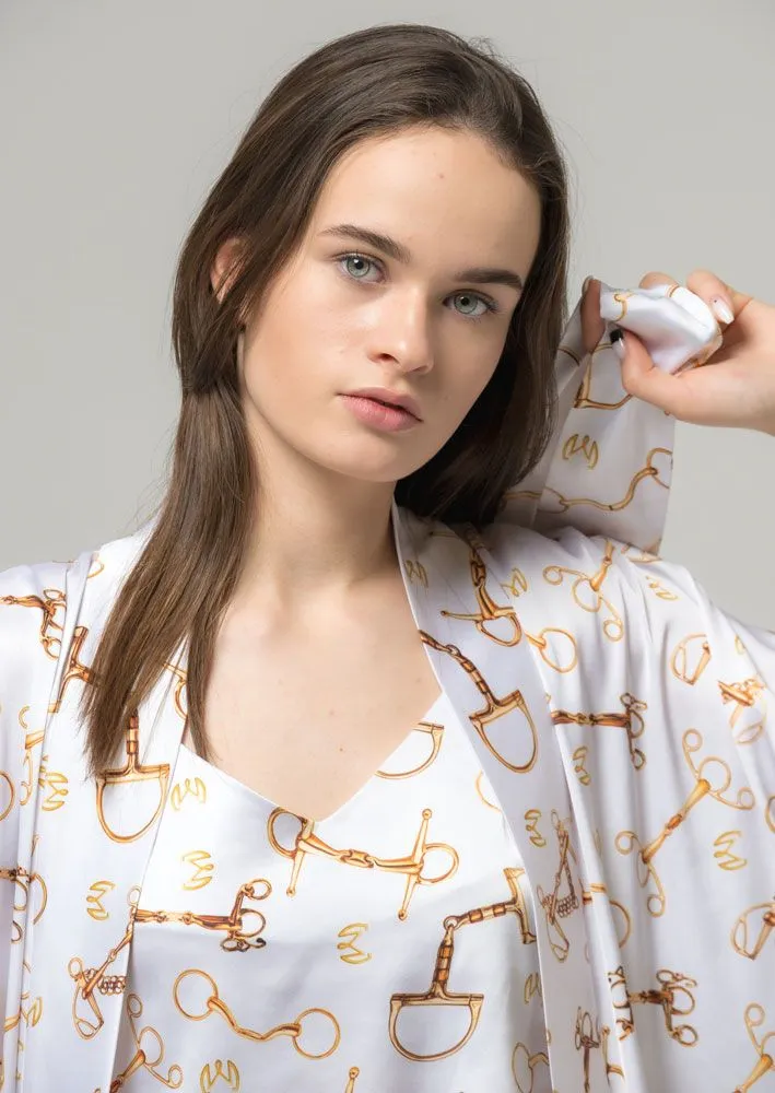 Халат женский Manic, принт светлый трензель, размер XS-M