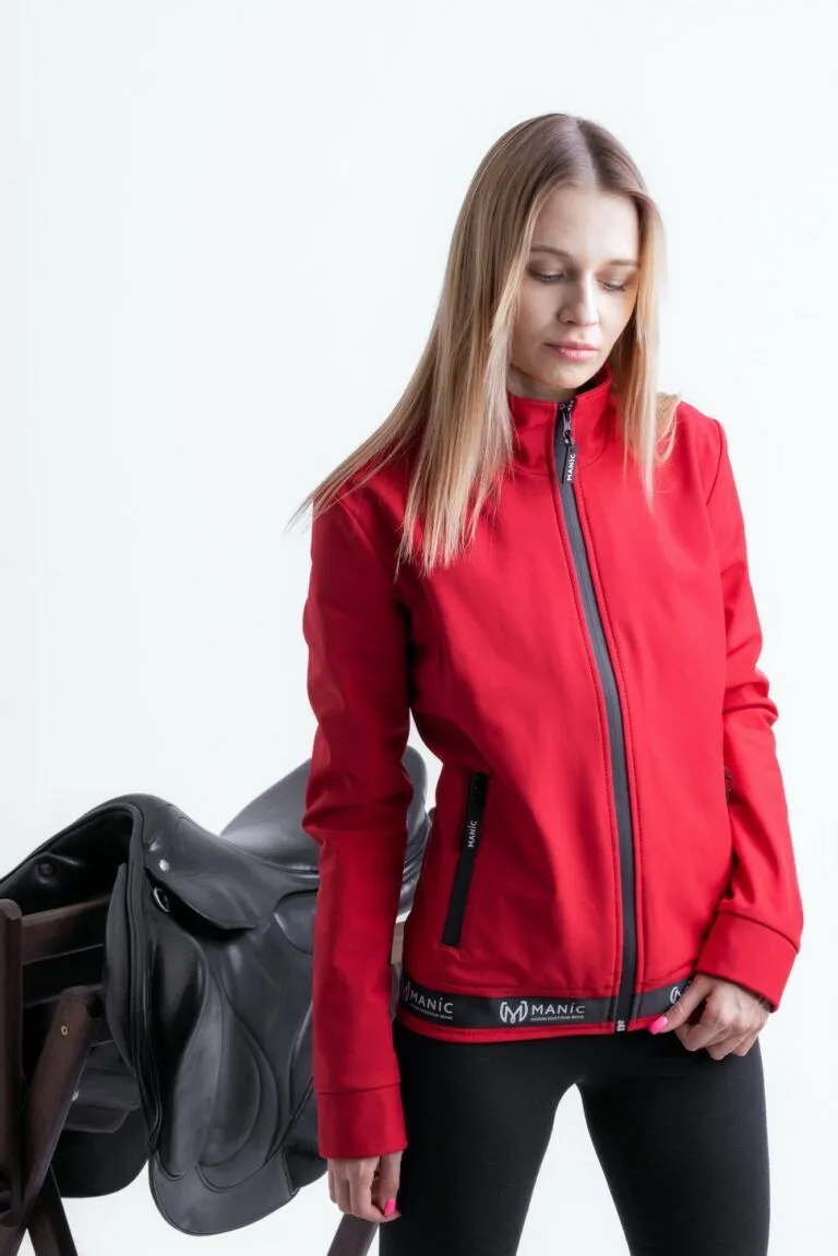 Ветровка женская SPORT EDITION, Красная, размер 50