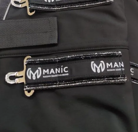 Попона SoftShell CHANEL прогулочная с капором, Чёрная, размер 145