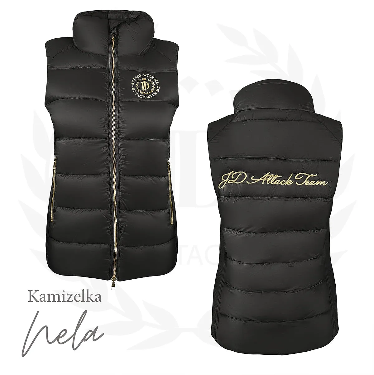 Жилетка женская Nela JD, М, черная