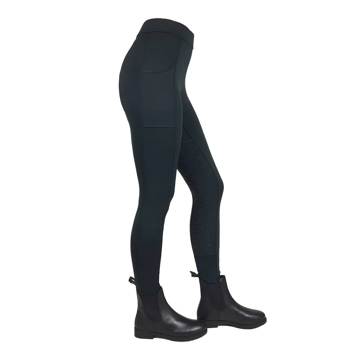 Бриджи HE Destiny с полной силиконовой леей черные 34