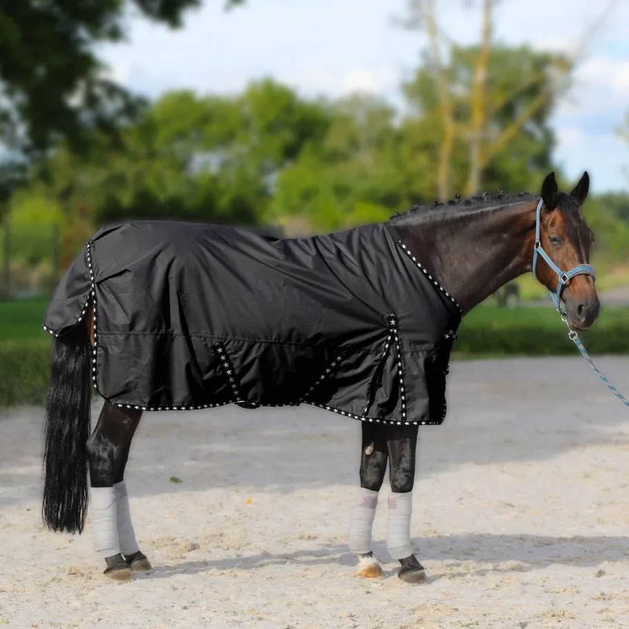 Попона York Rain Star зимняя/дождевая/200 гр черный 125 см