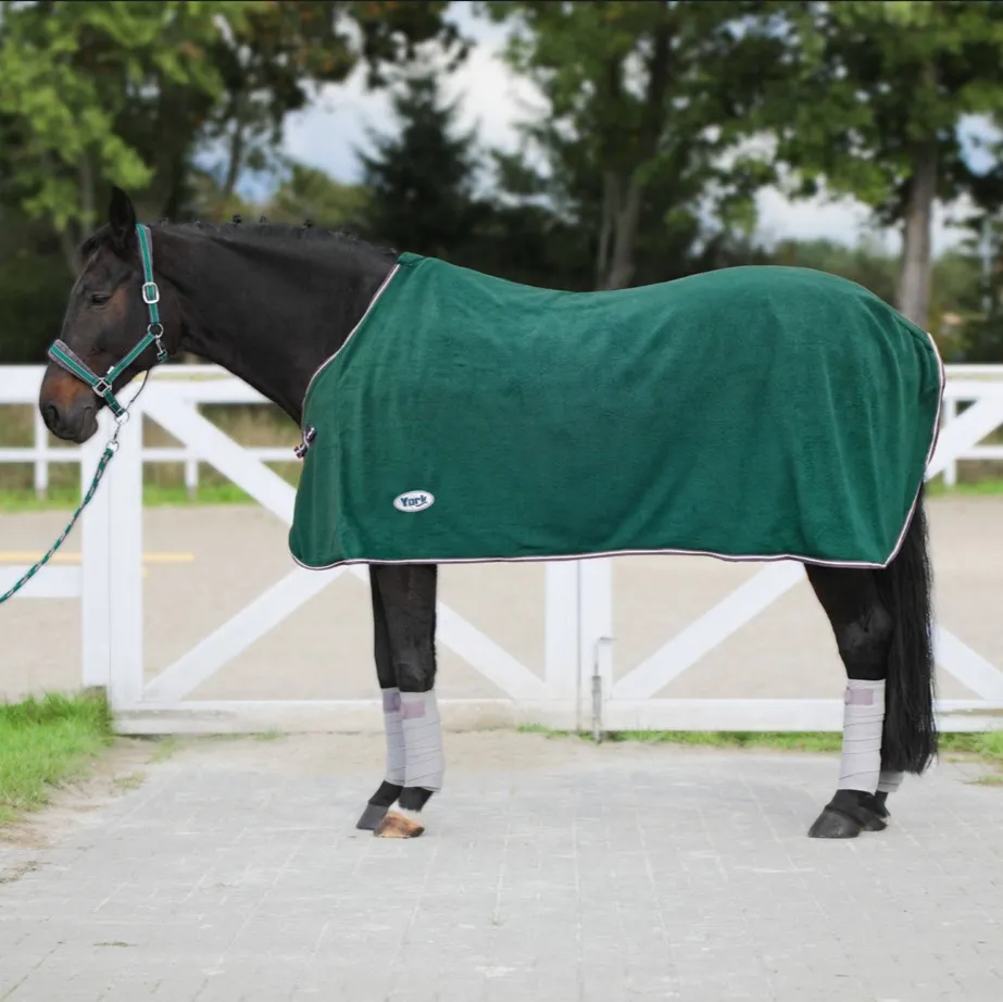 Попона York Britta флисовая без ремней зеленая 125 см