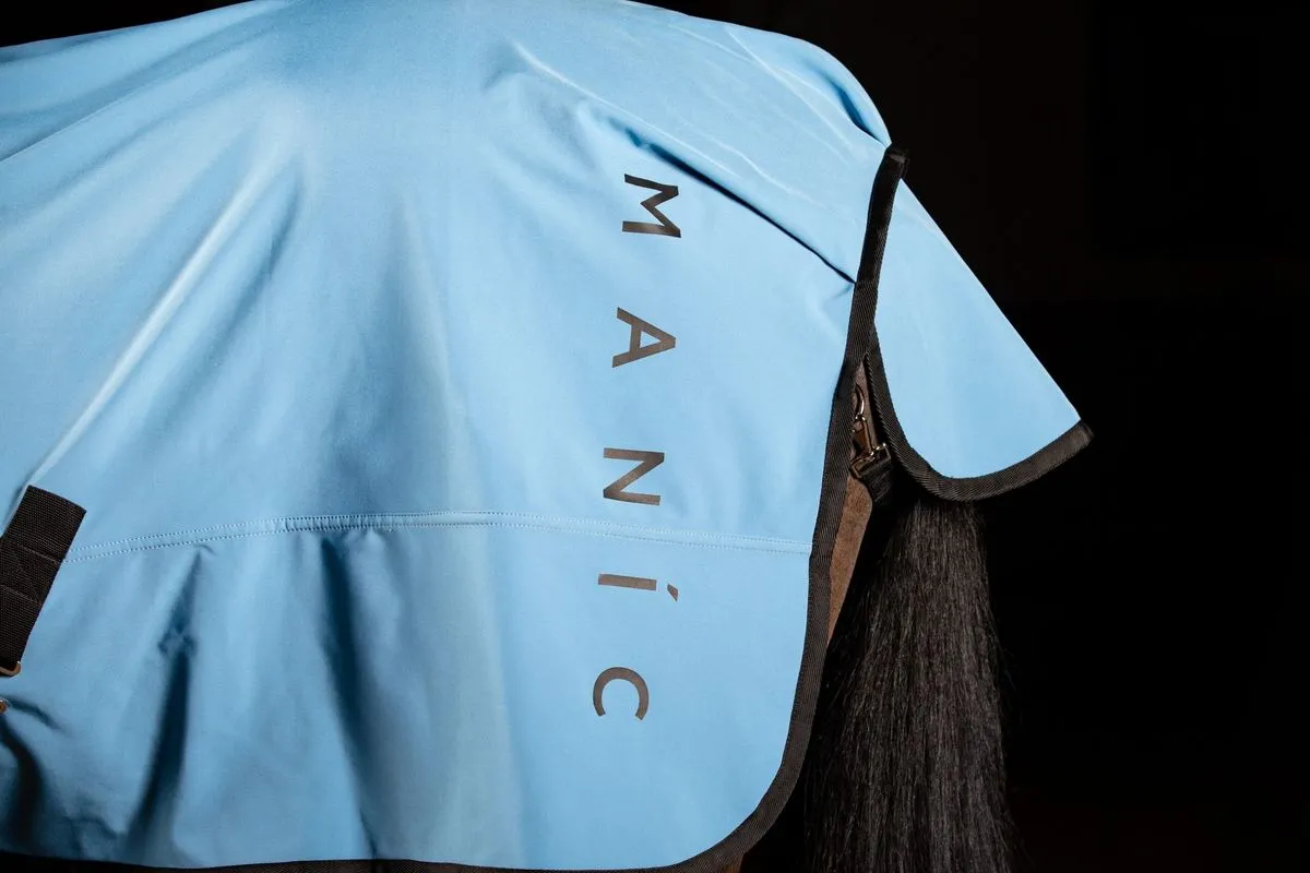 Попона Manic Gentle Touch SoftShell, Голубая, размер 145