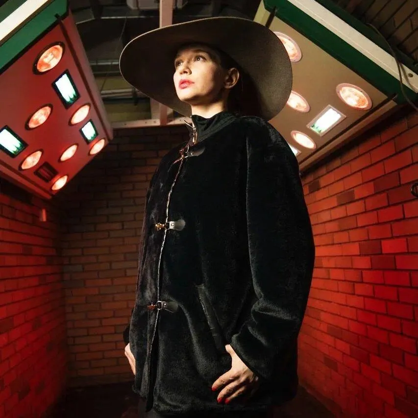 Шуба женская из ЭКО меха MANIC, Чёрная, размер 50