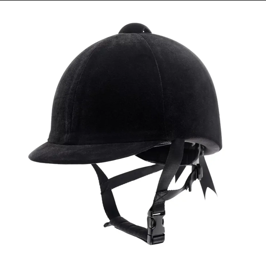 Шлем York бархатный черный L 60-61