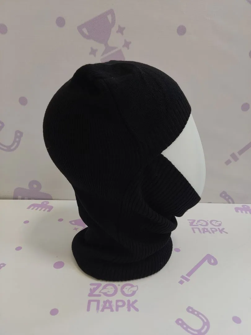 Подшлемник из искусственной шерсти (акрил), Чёрный