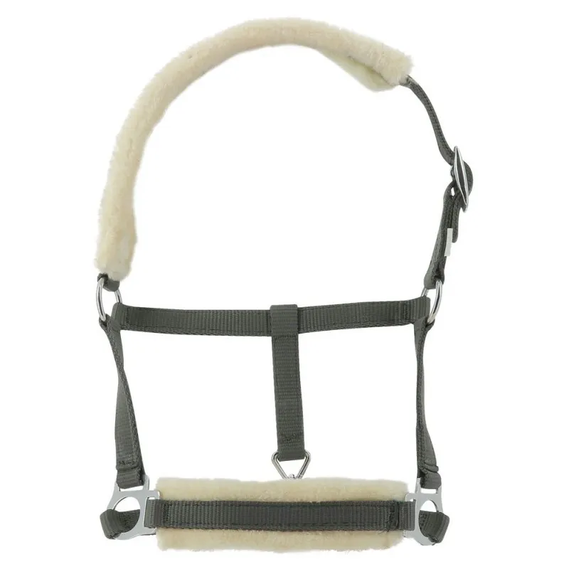 Недоуздок для жеребят с мехом