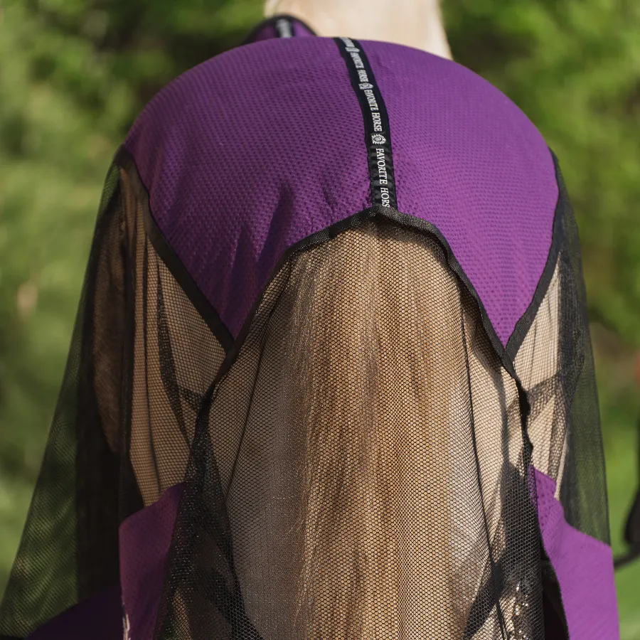 Попона антимоскитная FAVORITE HORSE Ultra-Light (фиолетовая,155)