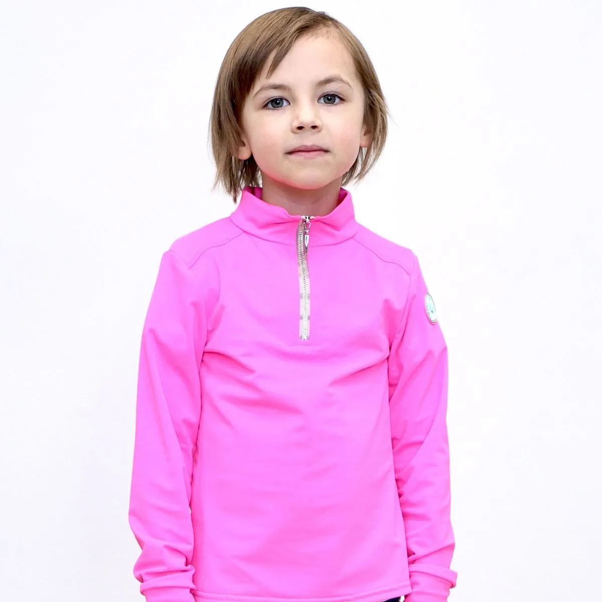 Водолазка детская с молнией MANIC, Фуксия, размер 134-140