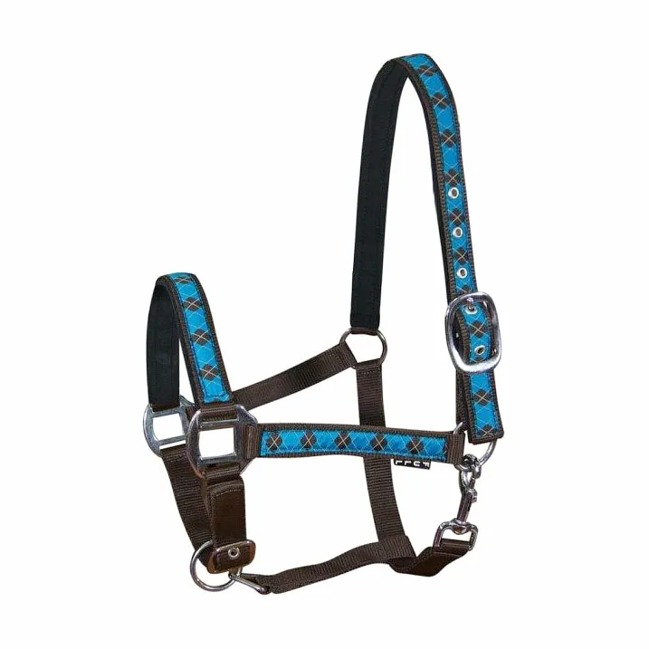 Недоуздок York Kimi бирюзово-коричневый Pony