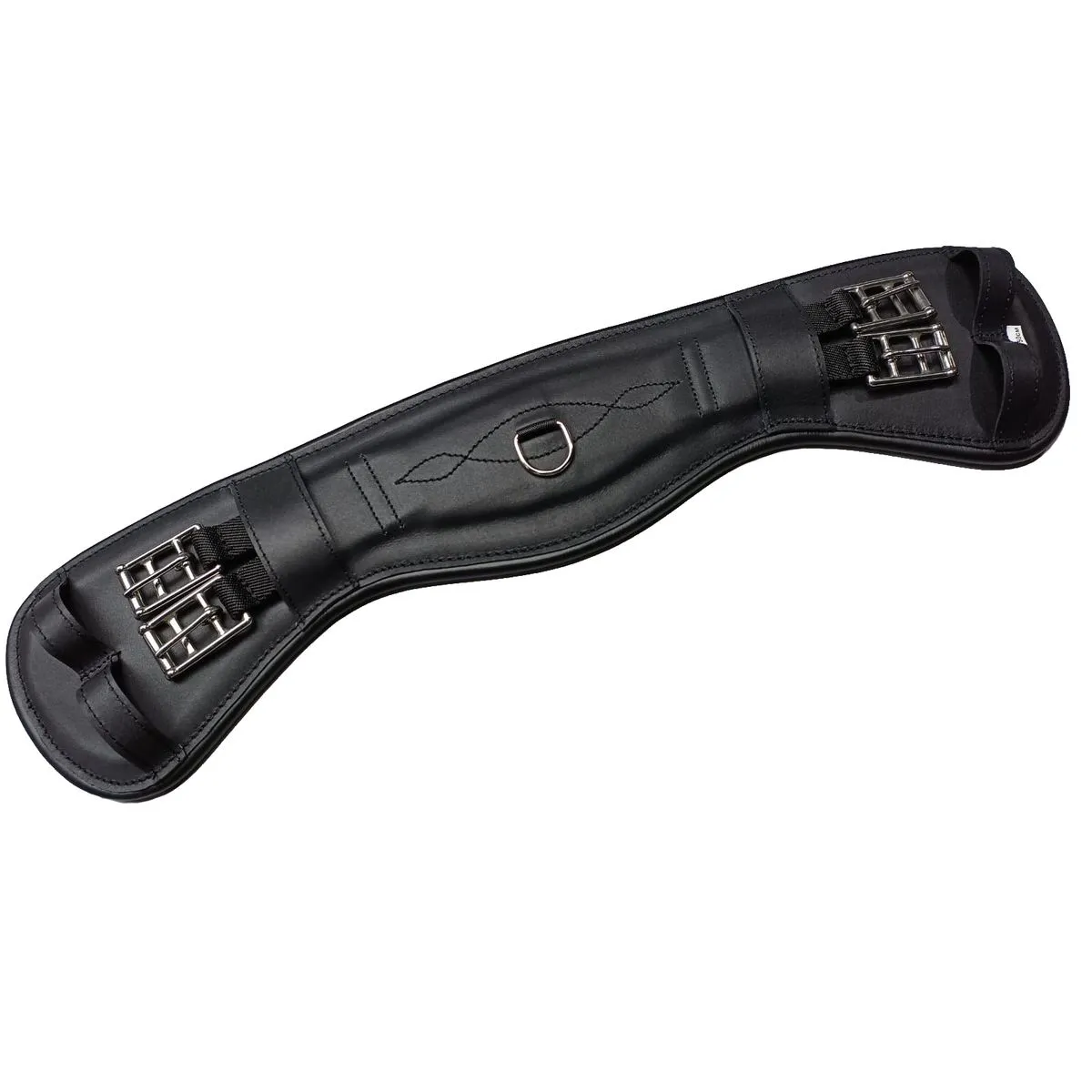 Подпруга кожаная выездковая (резинки с двух сторон)