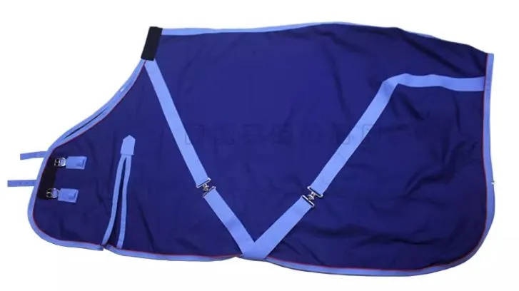 Попона, хлопковая, темно-синий, 145 см