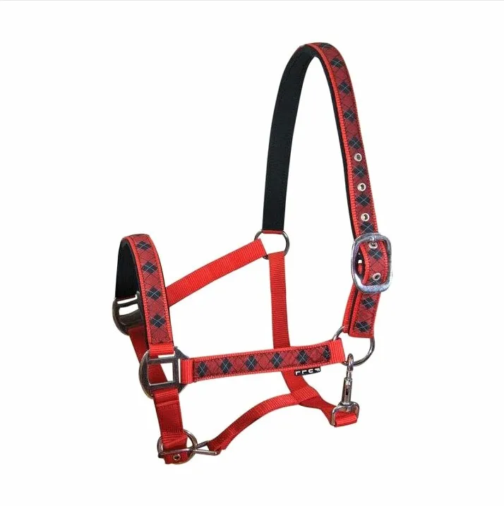 Недоуздок York Kimi красно-черный Х-Full