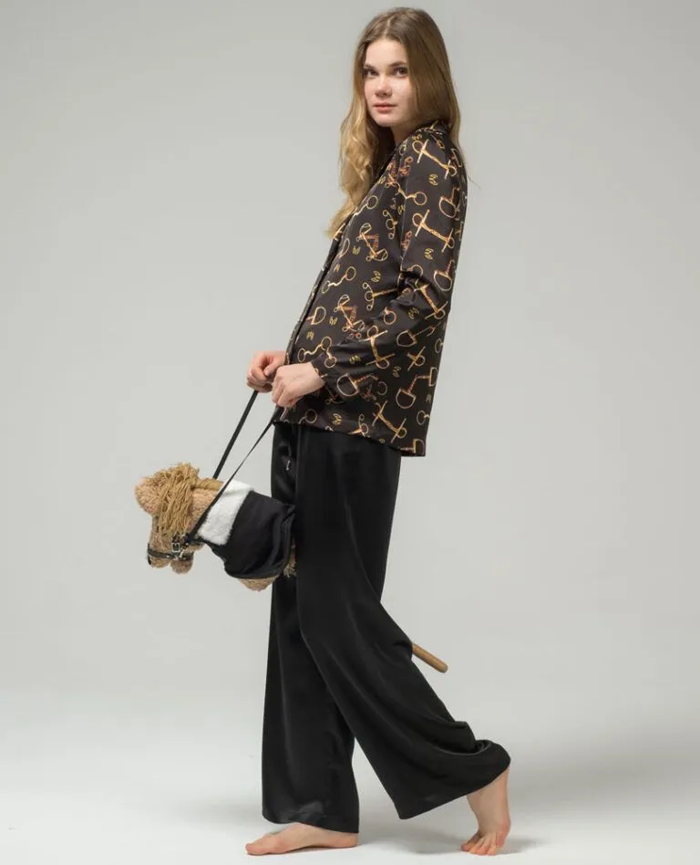 Пижама MAXI, принт тёмный трензель, размер 54