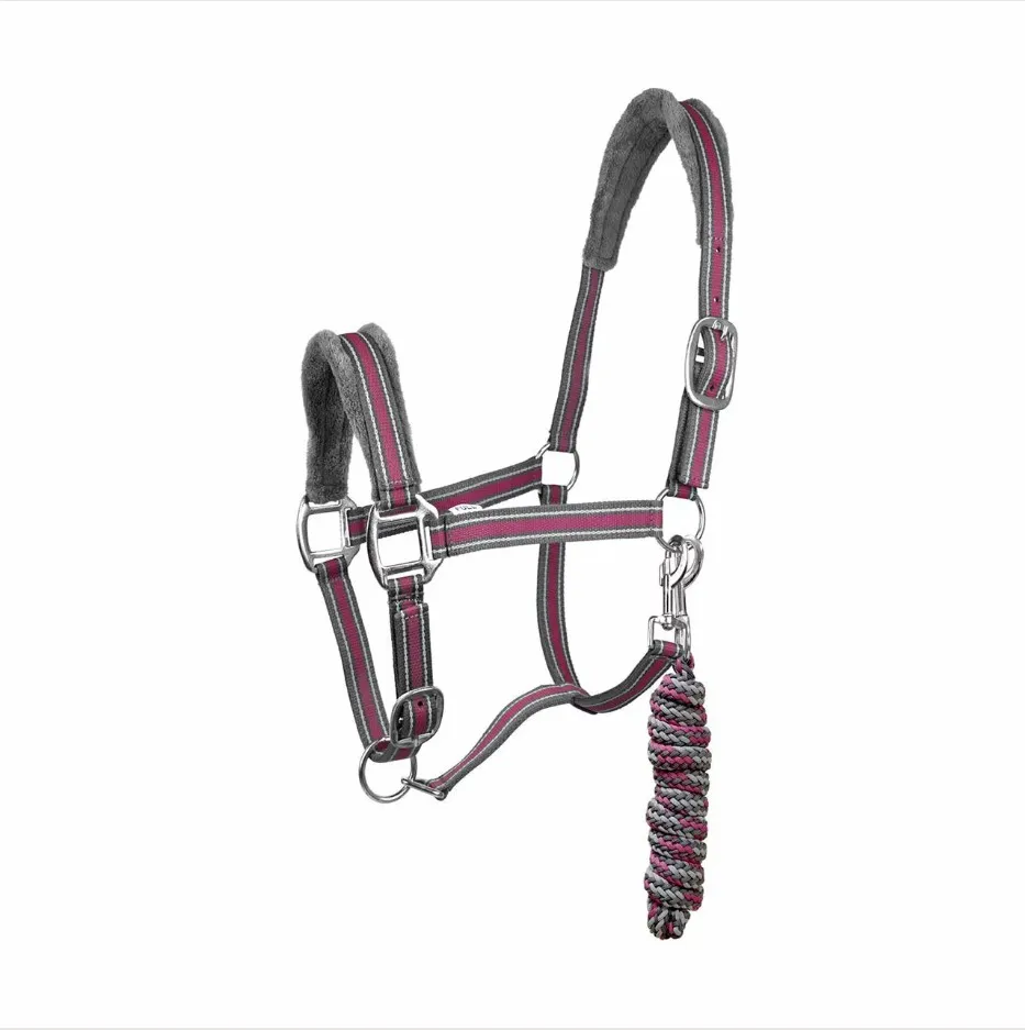 НедоуздокYork Calipso с чембуром серо-розовый Full