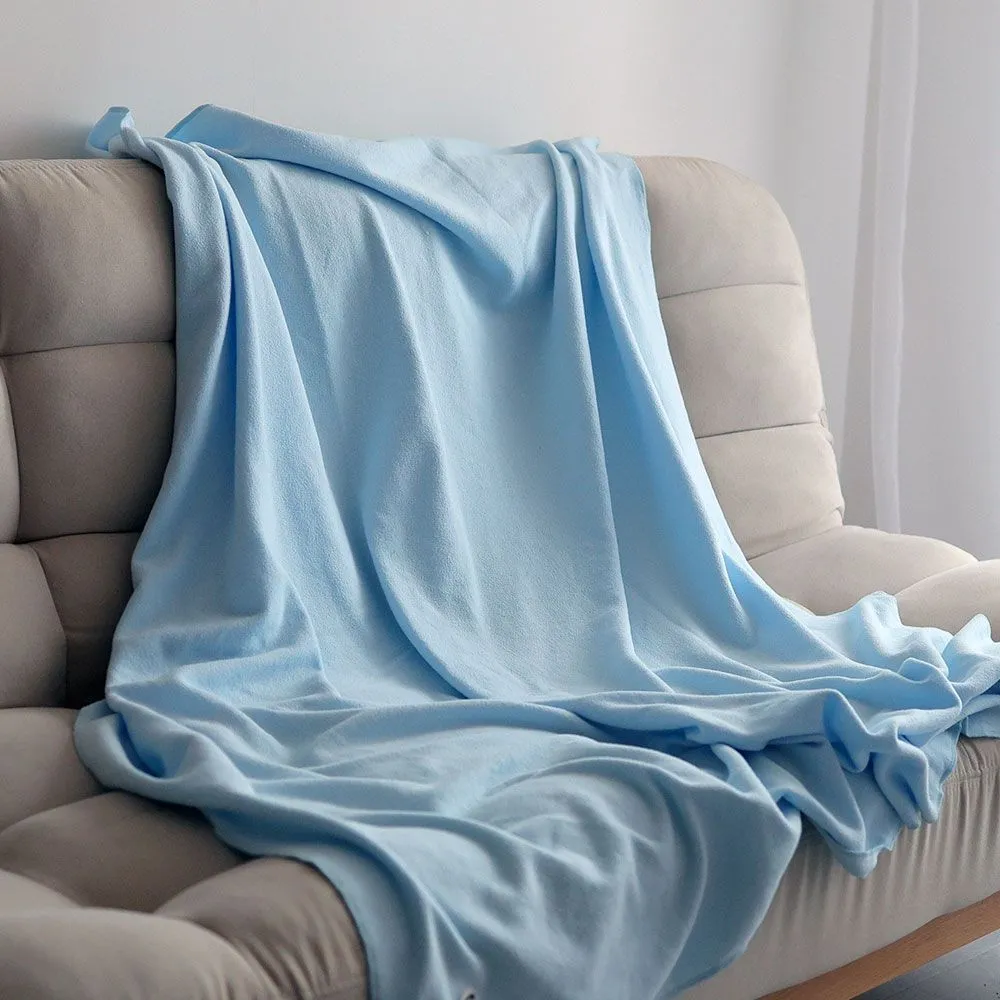 Плед домашний флисовый MANIC, Голубой