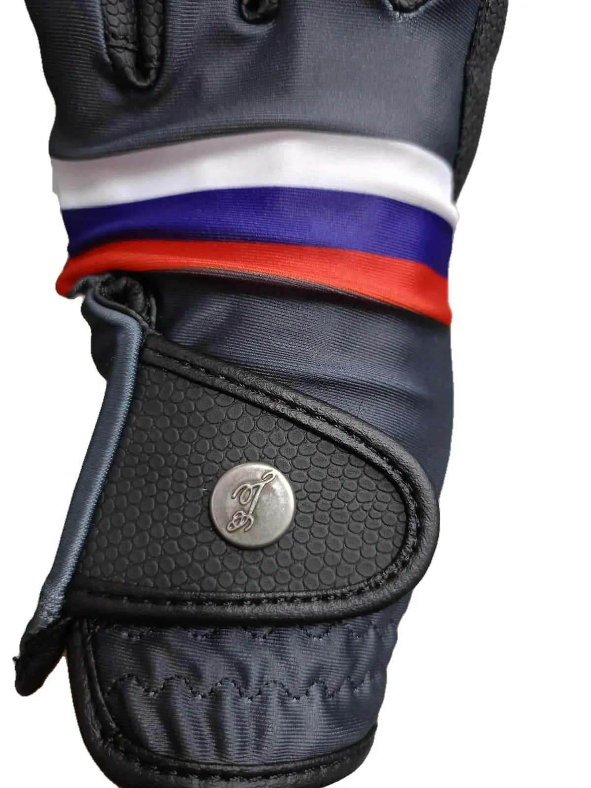 Перчатки летние для верховой езды Tasmanya, с флагом России М