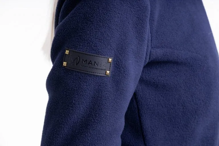 Кофта флисовая женская Manic Skin Logo, Синяя, размер 52