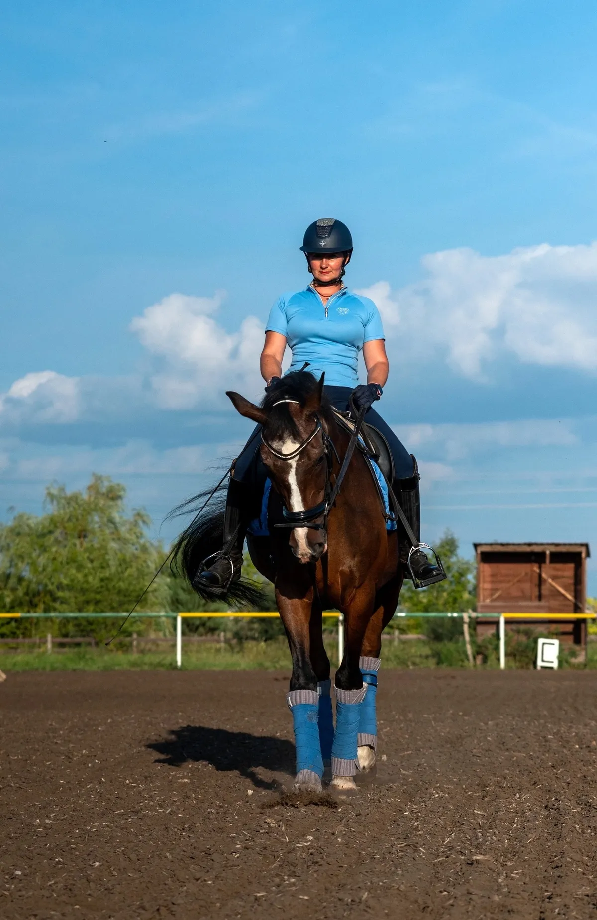 Поло из ложной сетки 