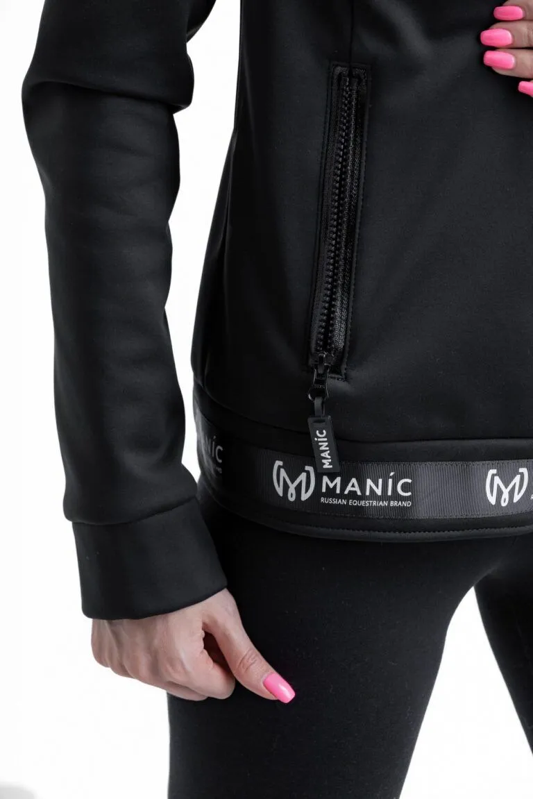 Ветровка женская SPORT EDITION, Чёрная, размер 42