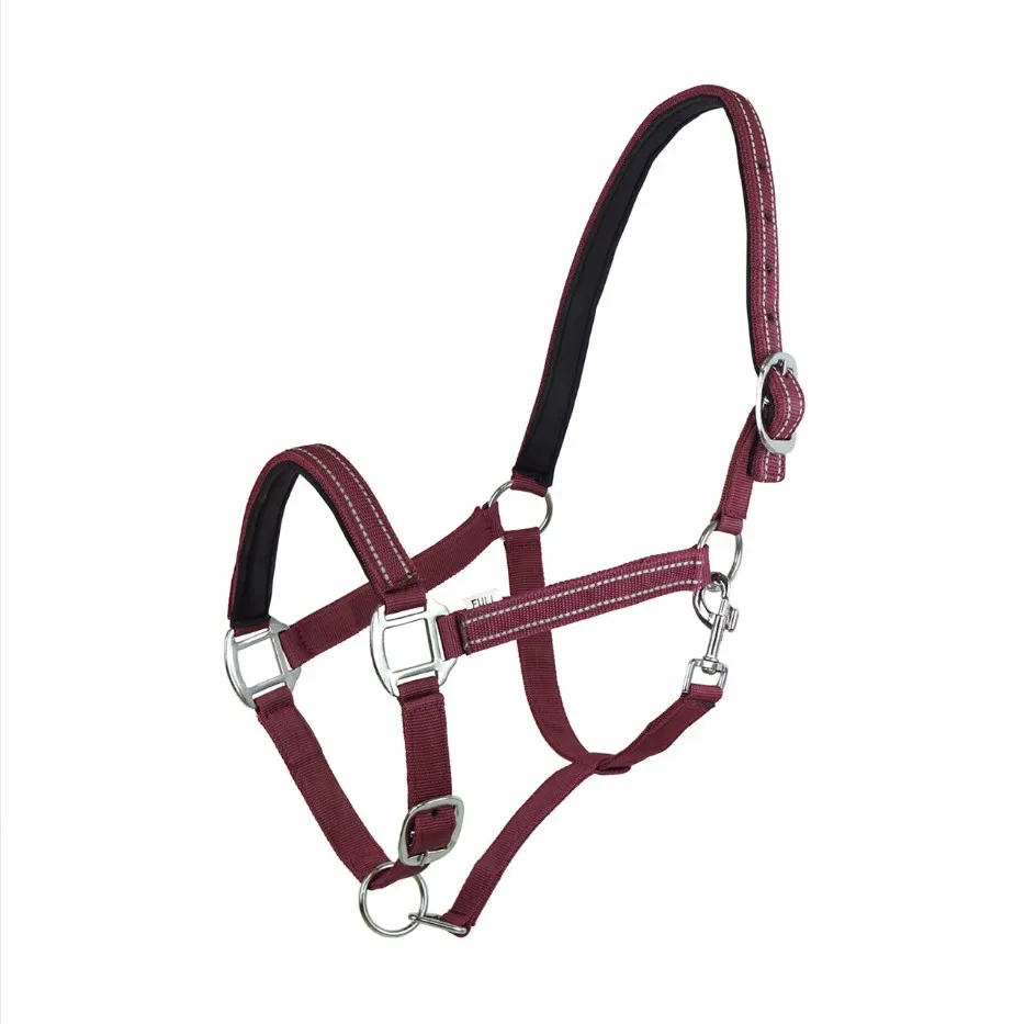 Недоуздок York Teo бордовый Pony