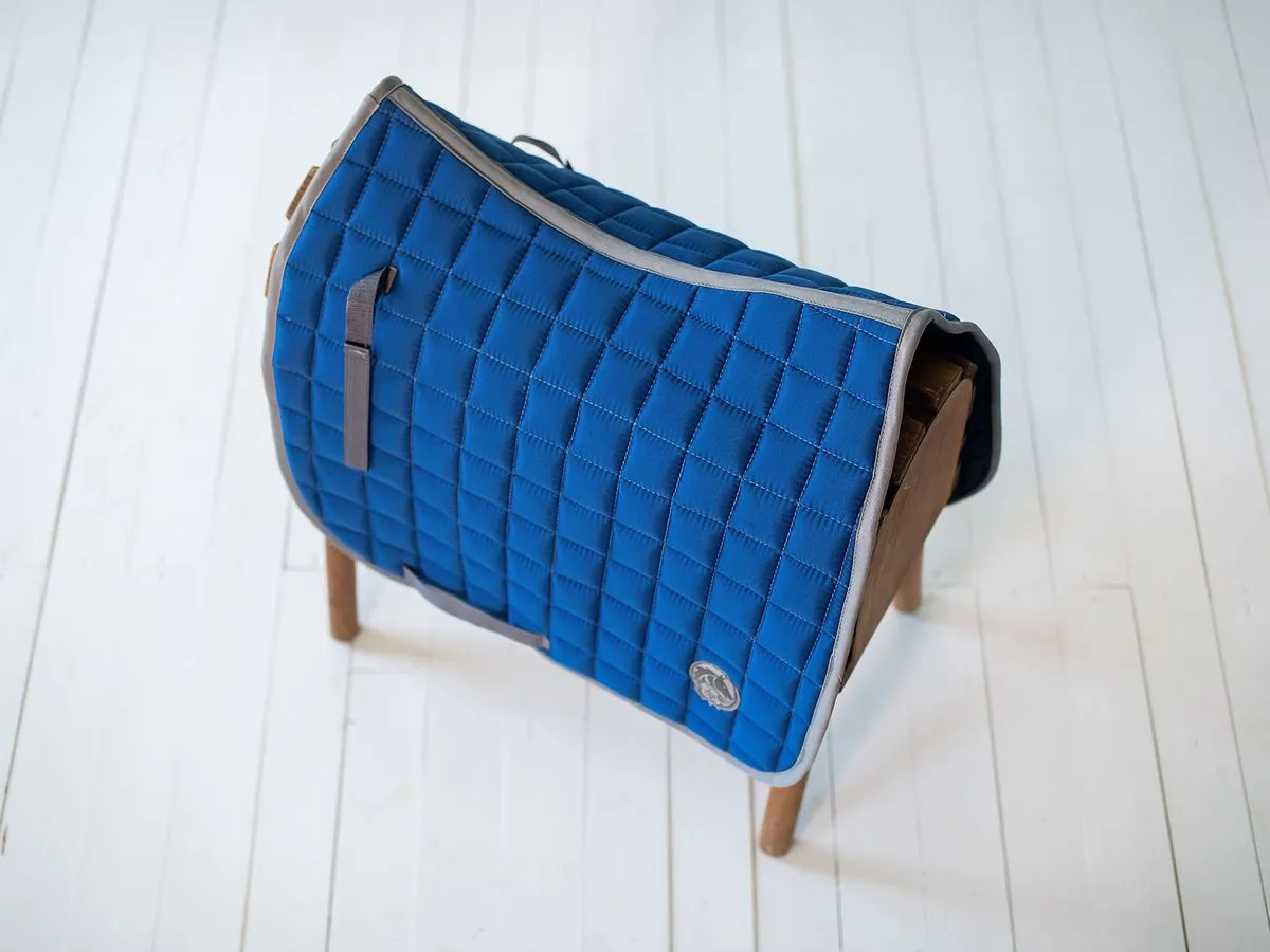 Вальтрап выездковый, голубой (клетка)