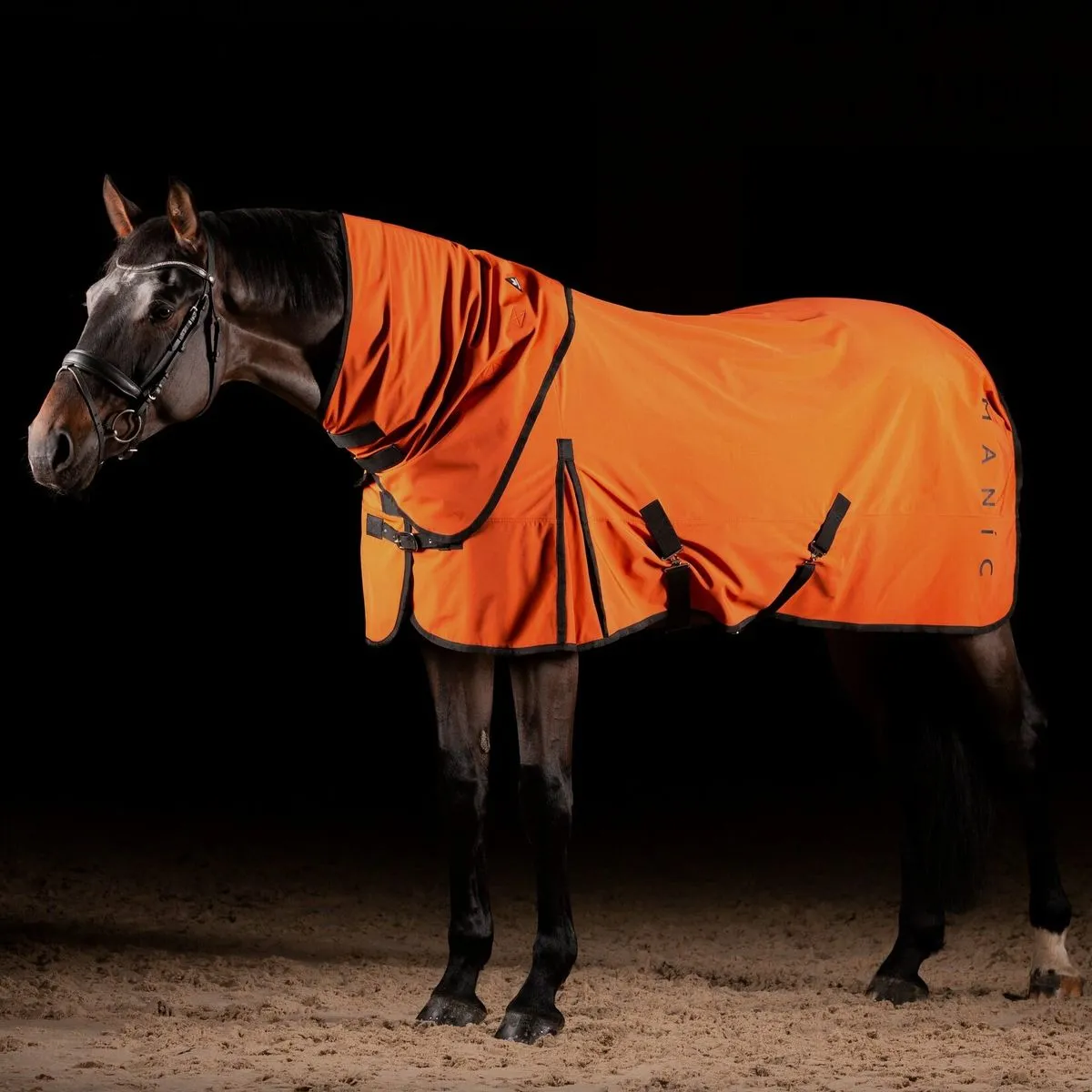 Попона Manic Gentle Touch SoftShell, Оранжевая, размер 125