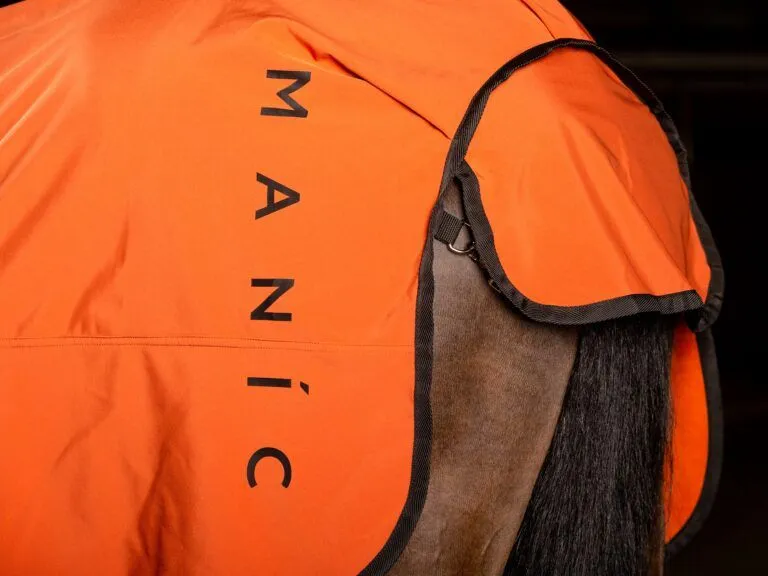 Попона Manic Gentle Touch SoftShell, Оранжевая, размер 115