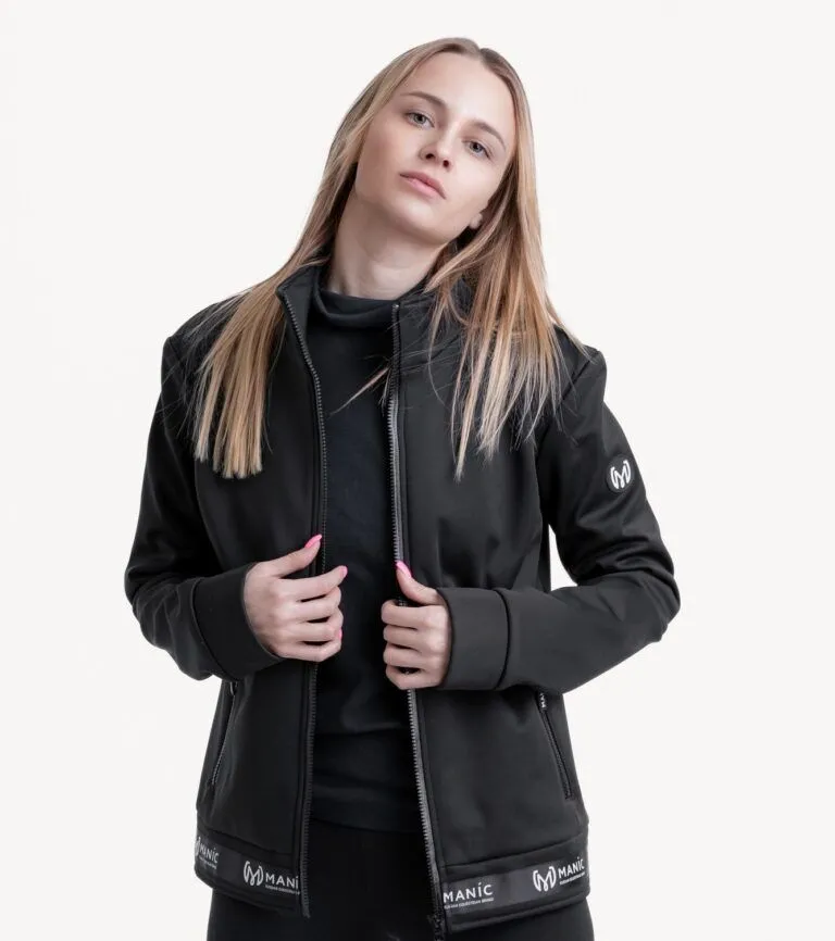 Ветровка женская SPORT EDITION, Чёрная, размер 48