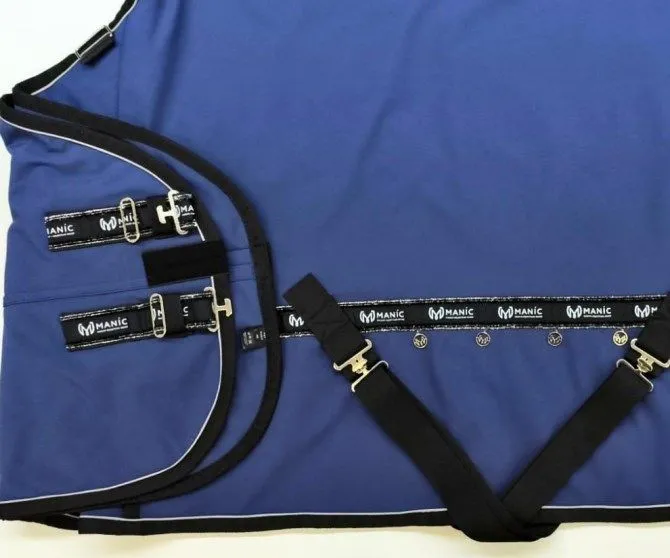 Попона SoftShell CHANEL прогулочная с капором, Синяя, размер 125