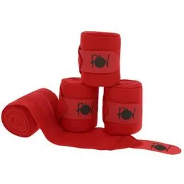 Бинты флисовые RIDING WORLD стан красный