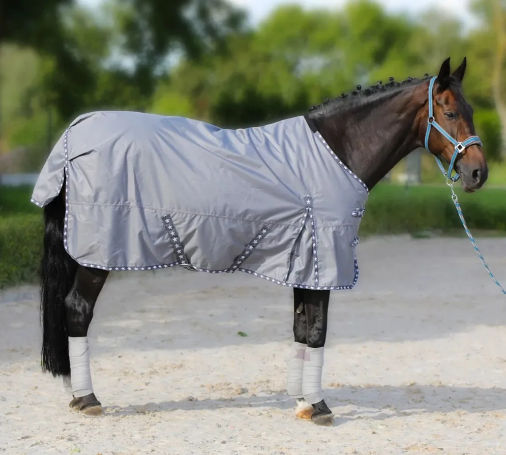 Попона York Rain Star зимняя/дождевая/50 гр серый 115 см