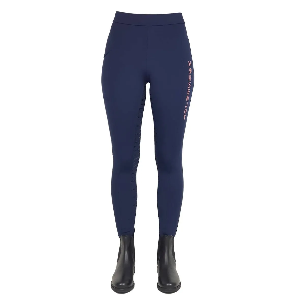 Бриджи HE Destiny с полной силиконовой леей темно-синие 38