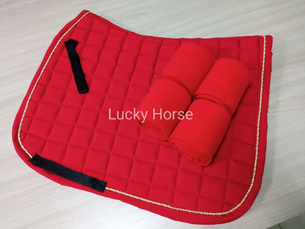 Комплект вальтрап и бинты, цвет Красный