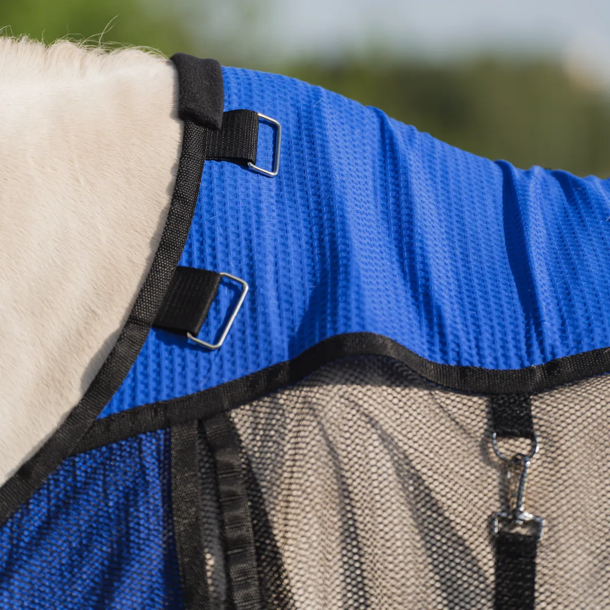 Попона антимоскитная FAVORITE HORSE Ultra-Light (синяя,155)