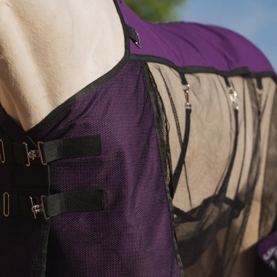 Попона антимоскитная FAVORITE HORSE Ultra-Light (фиолетовая,155)