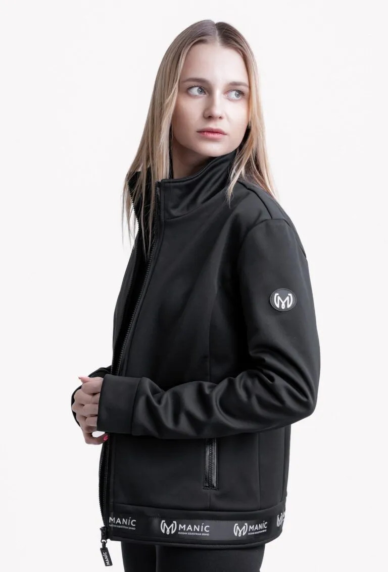 Ветровка женская SPORT EDITION, Чёрная, размер 48