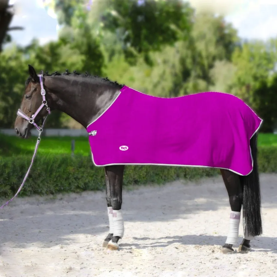 Попона York Britta флисовая без ремней розовая 155 см