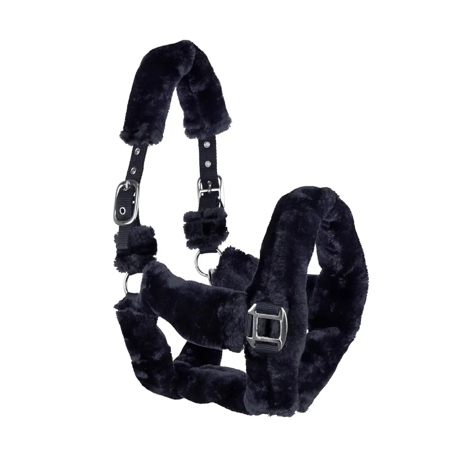 Недоуздок HE Cuddly черный Pony