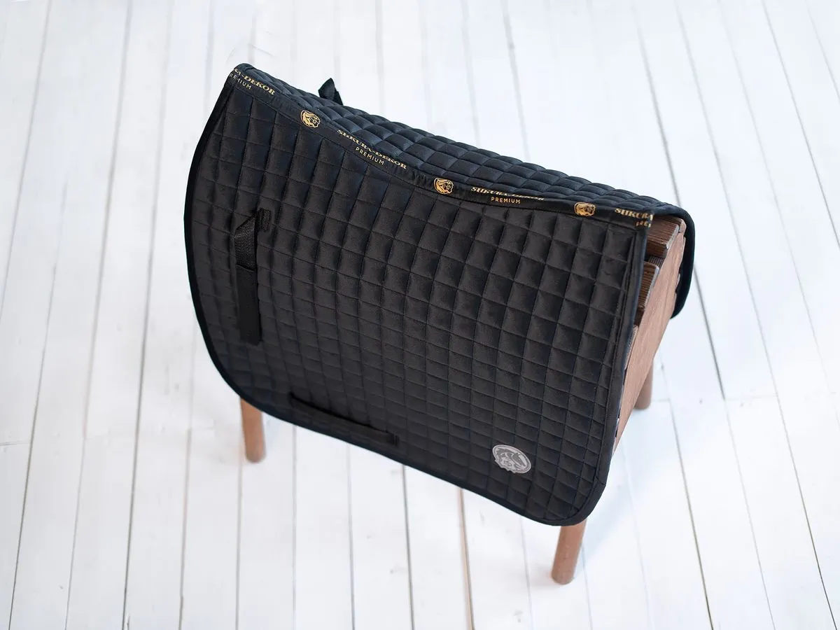 Вальтрап велюровый выездковый черный