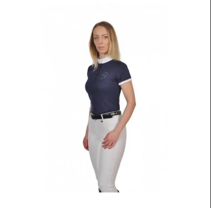 Рубашка-поло женская York Cristallo темно-синий L