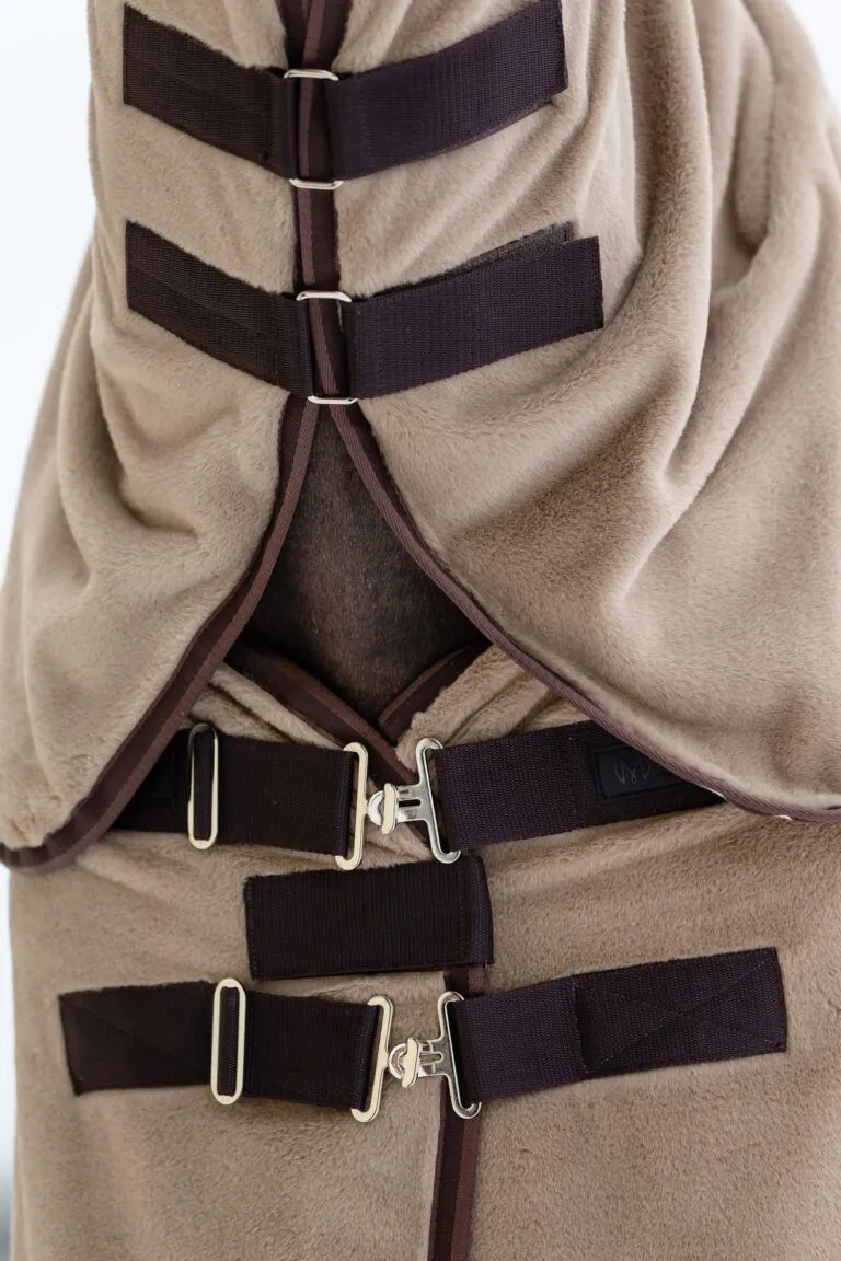 Попона меховая Teddy MANIC, Бежевая, размер 115