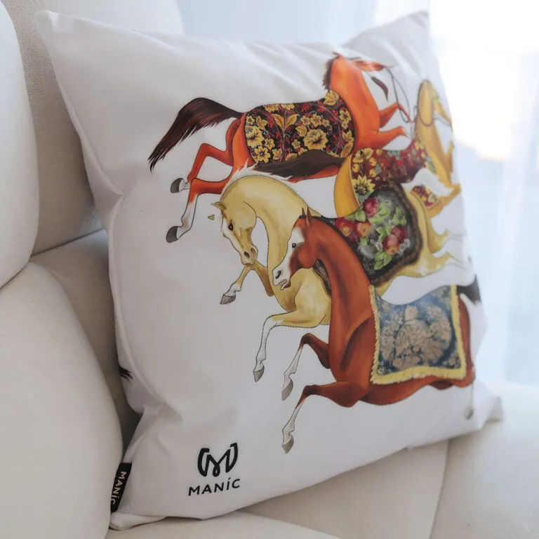 Подушка декоративная Белая, MANIC
