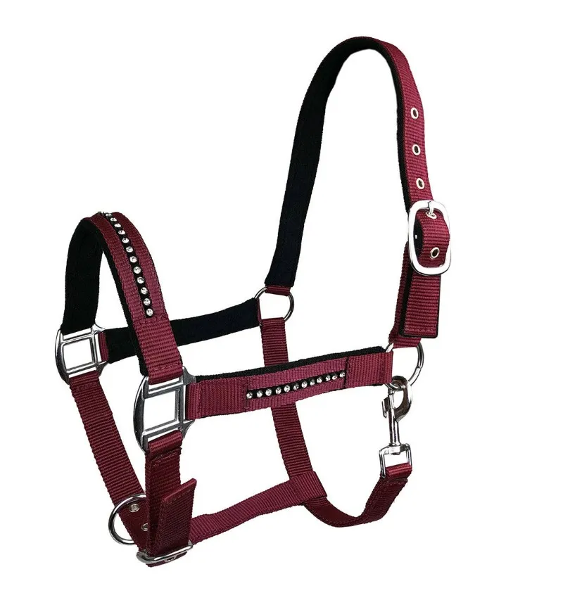 Недоуздок York Quartz  бордово-черный Cob