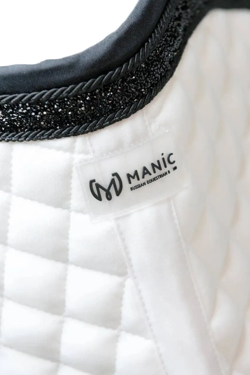 Вальтрап Manic Brilliant c камнями, Белый выездковый